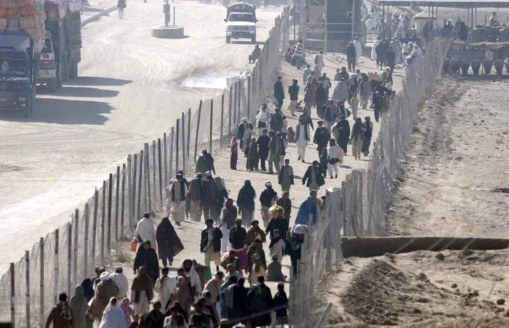 Chaman-Spin Boldak border crossing point [Image: Business Recorder].