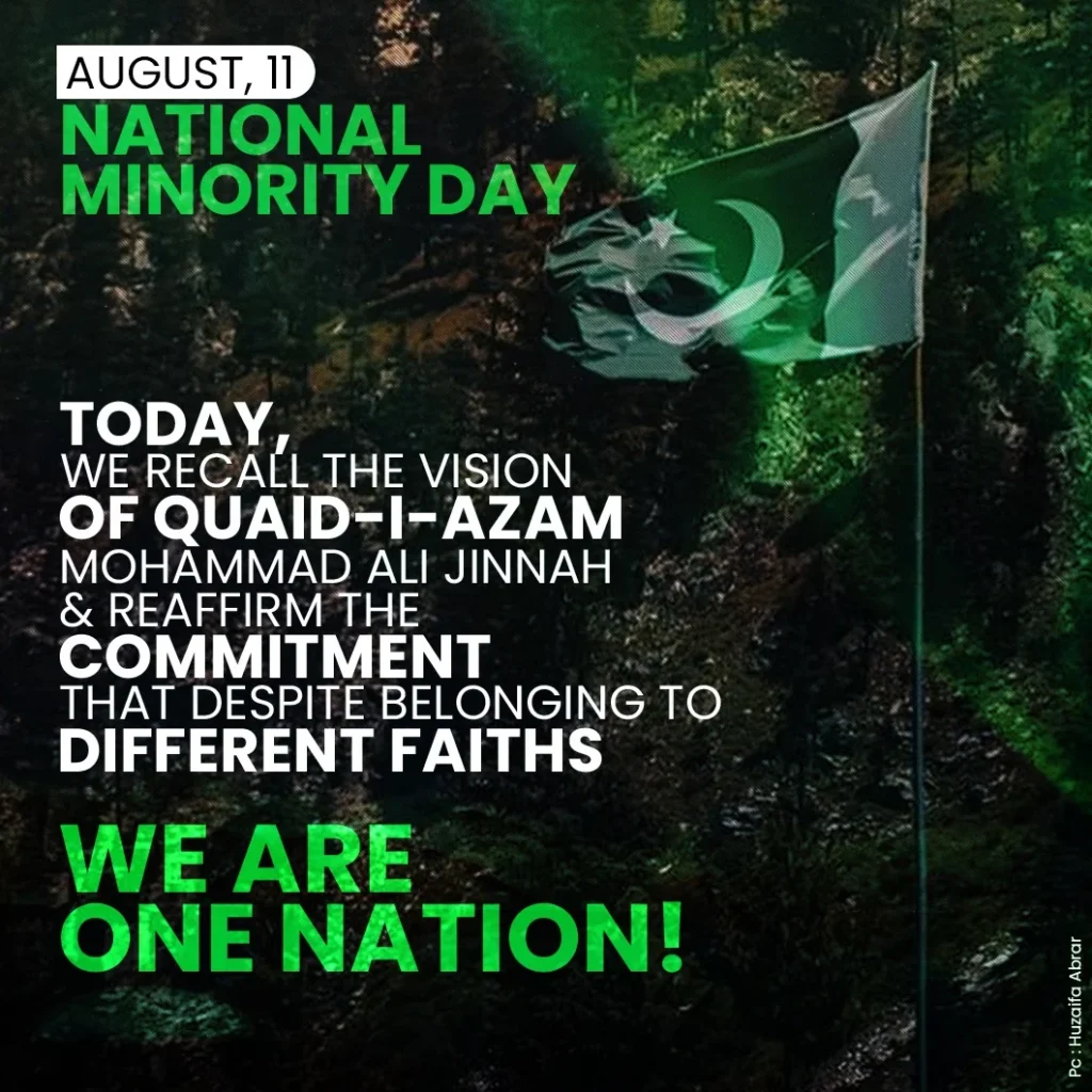 11th August: Pakistan Observed National Minorities Day