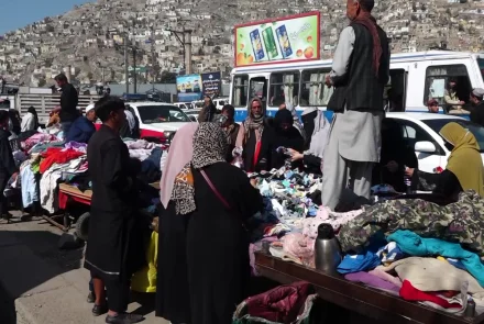 Second-hand clothing sales soar in Kabul amid economic challenges, with vendors highlighting affordability and quality.