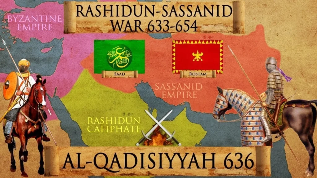 Discover the events of the Battle of al-Qadisiyyah (636 CE), marking the fall of the Sassanid Empire and the rise of Islam.