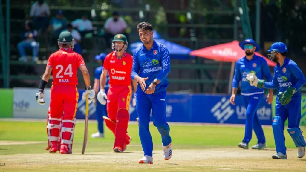 Afghanistan wins ODI series against Zimbabwe with an eight-wicket victory, securing the third match in Harare. [Image via Amu]