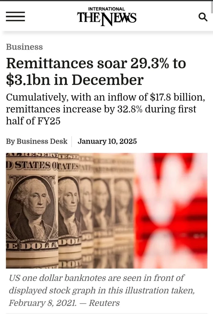 One of the most significant advantages of the Pakistani diaspora is the enormous remittances they send back home