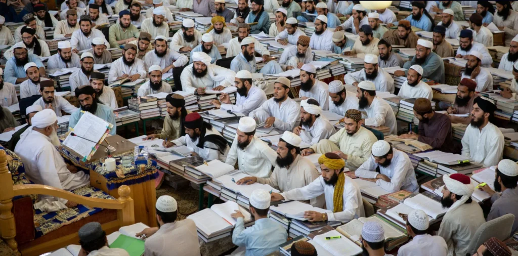 Pakistan's madrasas shape global leaders, blending Islamic scholarship with modern diplomacy and intellectual influence. [Image via The New York Times]