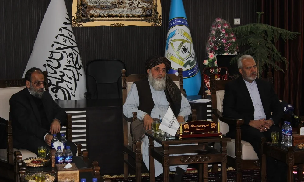 Acting ambassador of Iran in Kabul urges IEA's approval to open Khomeini Hospital in Bamiyan amid ongoing challenges. [Image via Ariana News]