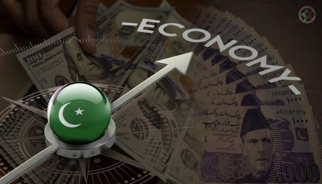 Pakistan's economic resurgence shows strong growth with a 10% rise in exports, low inflation, and stable external accounts. [Image via PAYF Creatives]