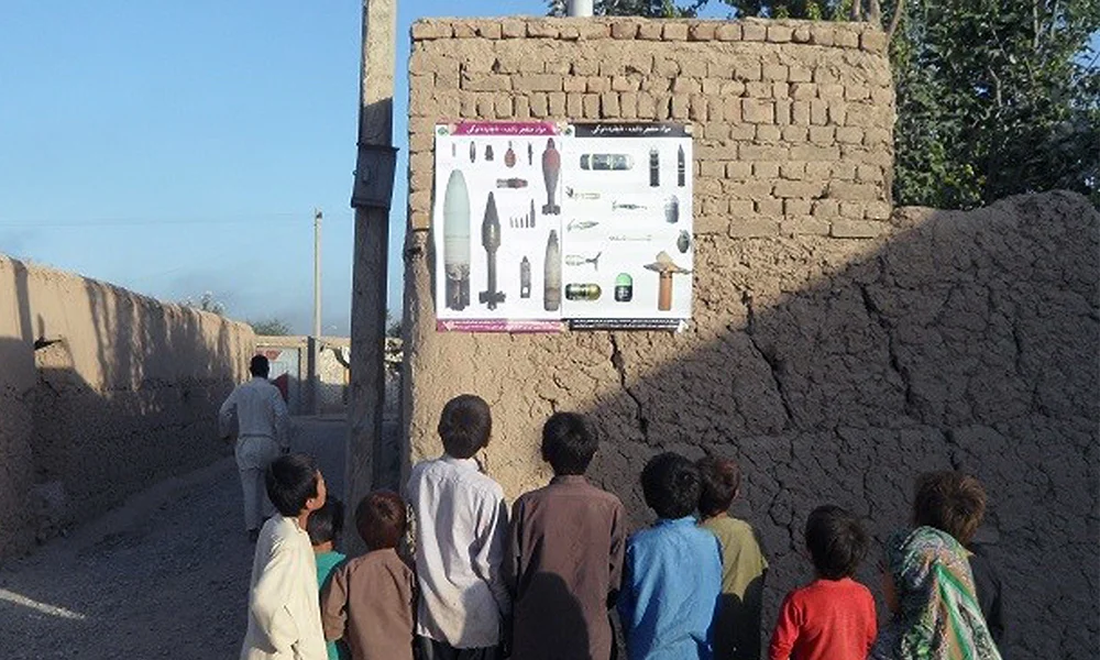 OCHA seeks $21.9M for mine clearance and risk education in Afghanistan, as 55 civilians are injured monthly. [Image via Ariana News]