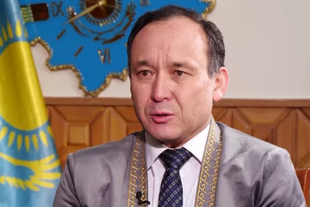 Kazakh diplomat Akbasov highlights Afghanistan as an opportunity for regional stability and future investments. [Image via Tolo News]